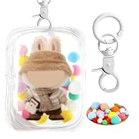 Amazon | ぬいぐるみポーチ 15cmサイズ対応 ぬいポーチ 全透明PVC収納